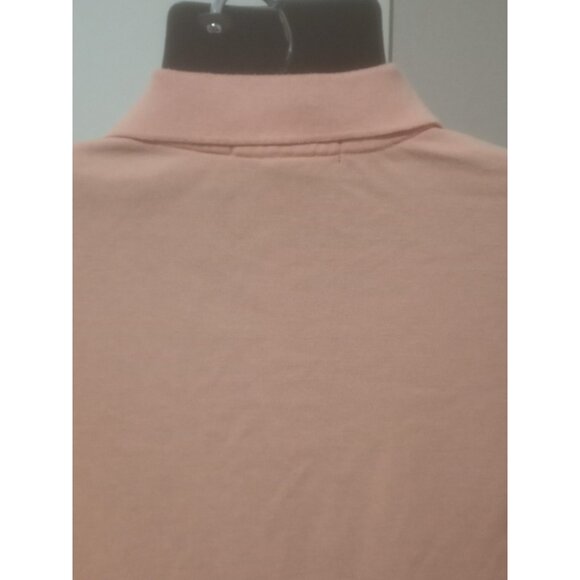 Polo Ralph Lauren Polo Shirt Mens Peach Orange Cotton Big Pony #3 Logo Sz Medium - Picture 6 of 10